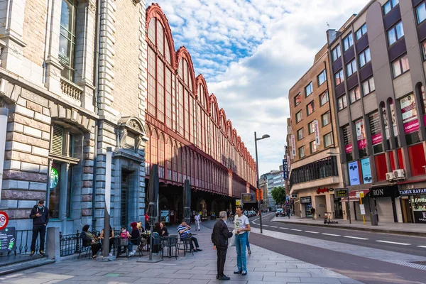 Antwerp Belgien Juli 2020 Den Historiska Järnvägsstationen — Stockfoto