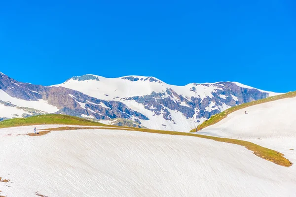 Gran Paradiso Ulusal Parkı Talya Güzel Alp Karlı Manzarası — Stok fotoğraf