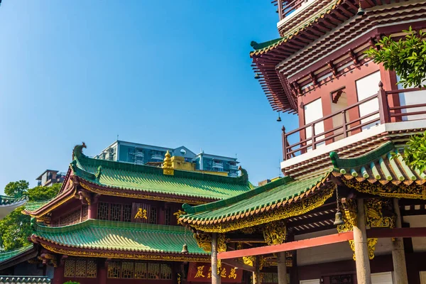 Pagoda Del Templo Liurong Guangzhou Guangdong China —  Fotos de Stock