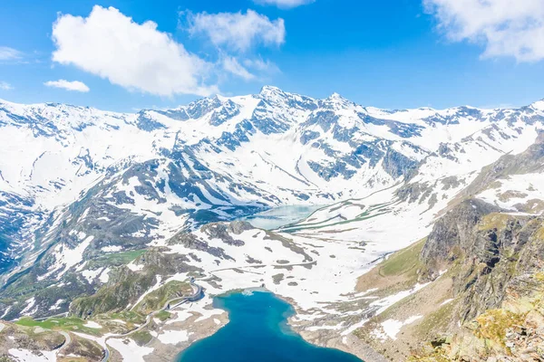 Gran Paradiso Ulusal Parkı Piedmont Talya Gölleri Olan Inanılmaz Alp — Stok fotoğraf