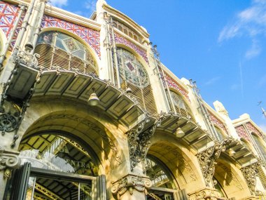 VALENCIA, İspanya, 19 Mart 2019: Güzel pazarın dışı