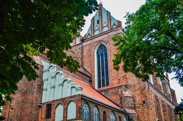 Torun Polska Sierpnia 2018 Kościół Kopernika — Zdjęcie stockowe