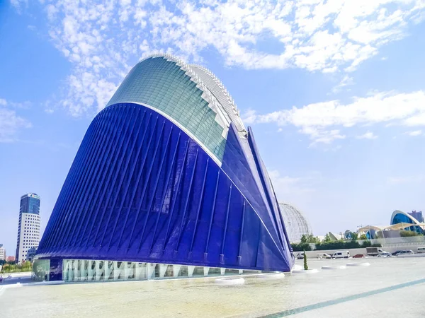 Valencia スペイン 2019年3月19日 芸術と科学の未来都市における現代建築 — ストック写真