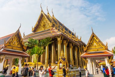 BANGKOK, THAILAND, 15 HAZİRAN 2020: Bangkok Büyük Sarayı