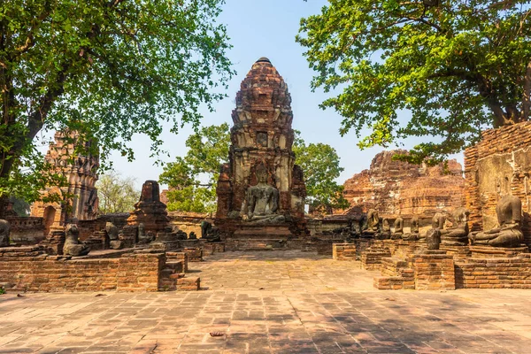 Antike Ruinen Des Tempels Von Ayutthaya Thailand — Stockfoto