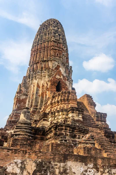 Antiguo Templo Ayutthaya Thaialnd — Foto de Stock