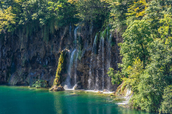 Waterfalls in Plitivce Lakes