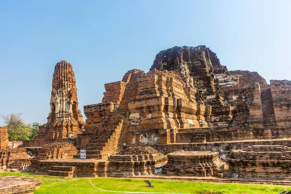 Ayutthaya Thailand Januar 2020 Ruinen Der Tempel Von Ayutthaya — Stockfoto