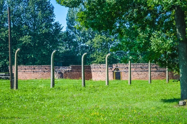 Auschwitz Polonia Julio 2018 Las Ruinas Del Crematorio —  Fotos de Stock