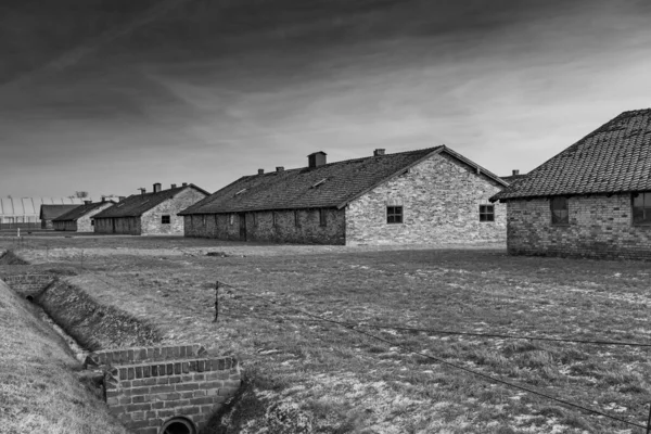 Auschwitz Birkenau Polónia Janeiro 2022 Barracão Campo Extermínio Nazista Auschwitz — Fotografia de Stock