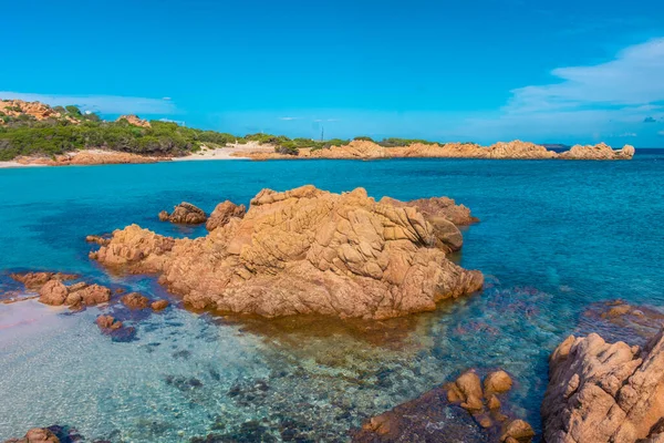 意大利撒丁岛Maddalena群岛Budelli岛令人惊奇的粉色沙滩 — 图库照片