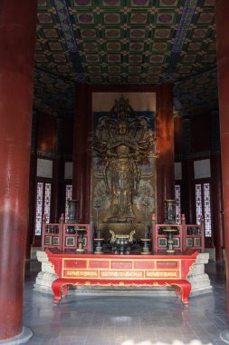 Pekin, Çin 'deki Yaz Sarayı' nın güzel manzarası.