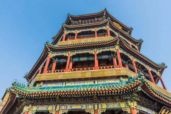 Pekin Çin Deki Yaz Sarayı Nın Güzel Manzarası — Stok fotoğraf