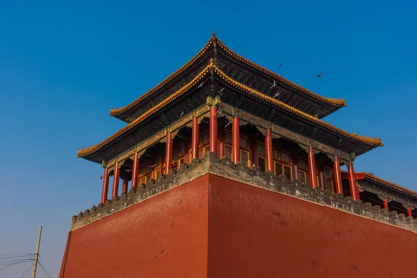 Verbazingwekkend Uitzicht Verboden Stad Beijing China — Stockfoto