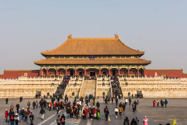 Verbazingwekkend Uitzicht Verboden Stad Beijing China — Stockfoto