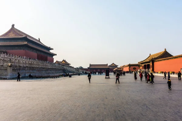 Verbazingwekkend Uitzicht Verboden Stad Beijing China — Stockfoto