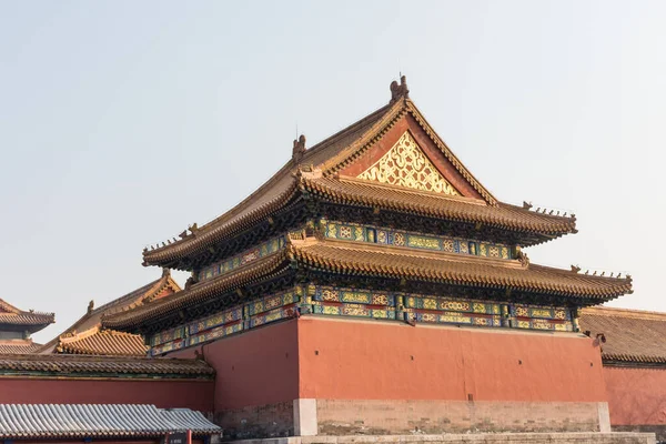 Verbazingwekkend Uitzicht Verboden Stad Beijing China — Stockfoto