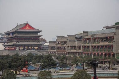 Çin 'in antik başkenti Xi' An 'ın tarihi simgesi.