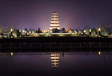 Çin 'in antik başkenti Xi' An 'ın tarihi simgesi.