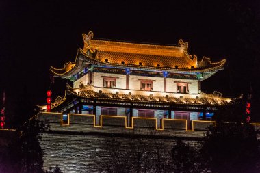 Çin 'in antik başkenti Xi' An 'ın tarihi simgesi.