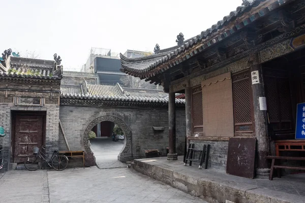 Καταπληκτικό Ορόσημο Στην Ιστορική Πόλη Της Αρχαία Πρωτεύουσα Της Κίνας — Φωτογραφία Αρχείου