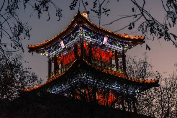 Erstaunliches Wahrzeichen Der Historischen Stadt Der Alten Hauptstadt Chinas — Stockfoto