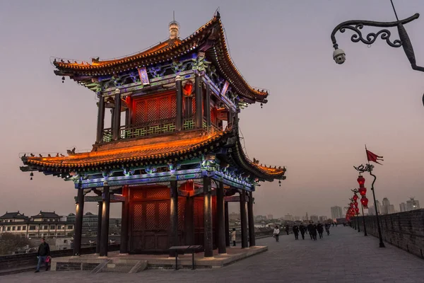 Fantastiskt Landmärke Den Historiska Staden Forntida Huvudstad Kina — Stockfoto
