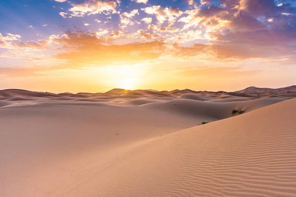 Schöne Morgendämmerung Der Sahara Marokko — Stockfoto