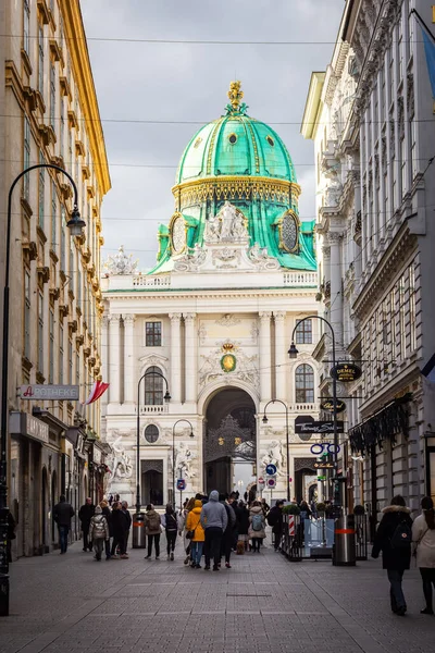 Pohled Hofburg Vídni Rakousko — Stock fotografie