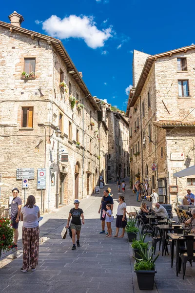 Gubbio Italy Augaugust 2021 역사적 — 스톡 사진