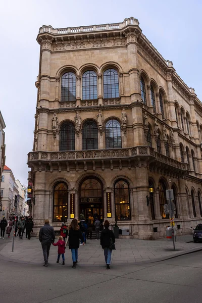 Wiedeń Austria Luty 2022 Słynny Historyczny Cafe Central Wiedniu — Zdjęcie stockowe