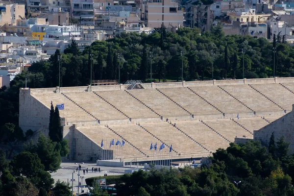 Atenas Grecia Diciembre 2021 Estadio Panathenaic — Foto de Stock