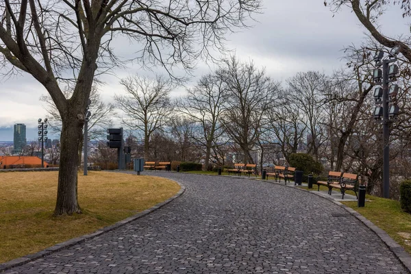 Binnenplaats Van Bratislava Kasteel Slowakije — Stockfoto