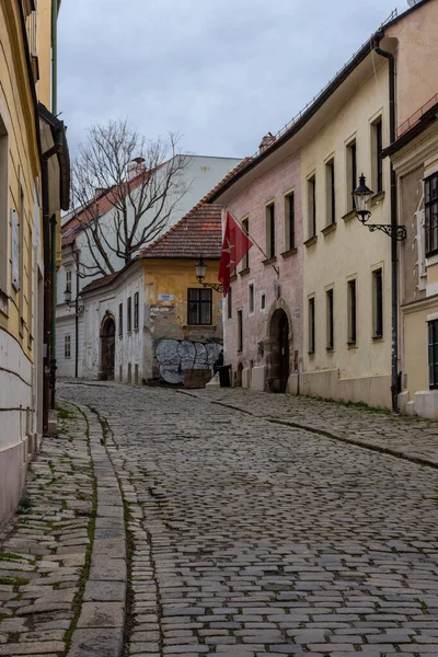 Bratislava Slovakia Февраля 2022 Улица Историческом Центре — стоковое фото