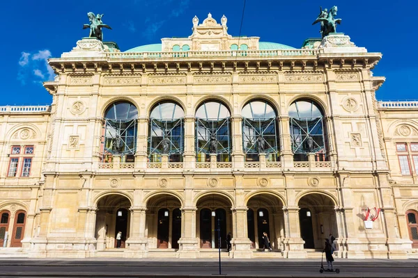 Wiedeń Austria Luty 2022 Widok Operę — Zdjęcie stockowe