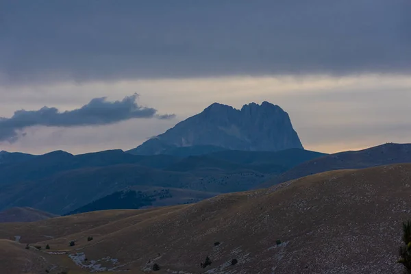 Fantastiskt Bergslandskap Gran Sasso Nationalpark Abruzzo Italien — Stockfoto