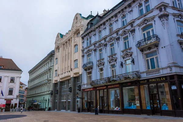 Bratislava Slovensko February 2022 Ulice Historickém Centru — Stock fotografie