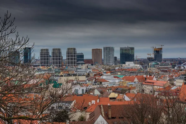 Bratislava Slovakia Şubat 2022 Eski Şehrin Dünyasının Manzarası — Stok fotoğraf