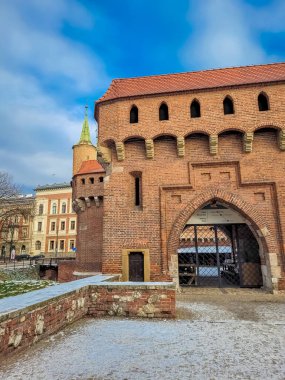 Krakow Barbican 'ı, dünyanın en iyi korunmuş yerlerinden biri, Polonya