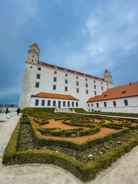 Biały Zamek Bratysławie Słowacji — Zdjęcie stockowe