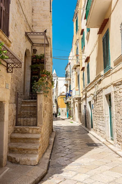 Trani Italy Augaugust 2021 Medieval Streets Historic Center — 스톡 사진