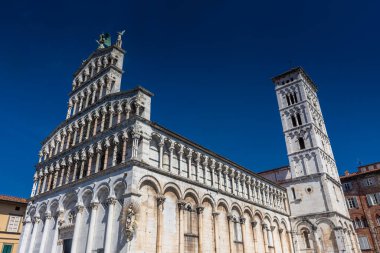 Lucca, Toskana, İtalya 'daki San Michele Kilisesi