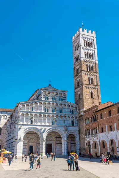 Lucca Ιταλία Απριλίου 2022 Άποψη Του Καθεδρικού Ναού Της Lucca — Φωτογραφία Αρχείου