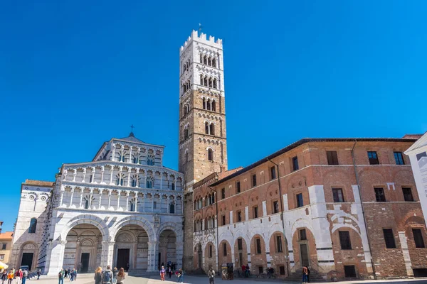 Lucca Ιταλία Απριλίου 2022 Άποψη Του Καθεδρικού Ναού Της Lucca — Φωτογραφία Αρχείου