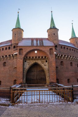 Krakow Barbican 'ı, dünyanın en iyi korunmuş yerlerinden biri, Polonya