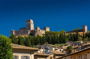 Assisi Kalesi Umbria, İtalya