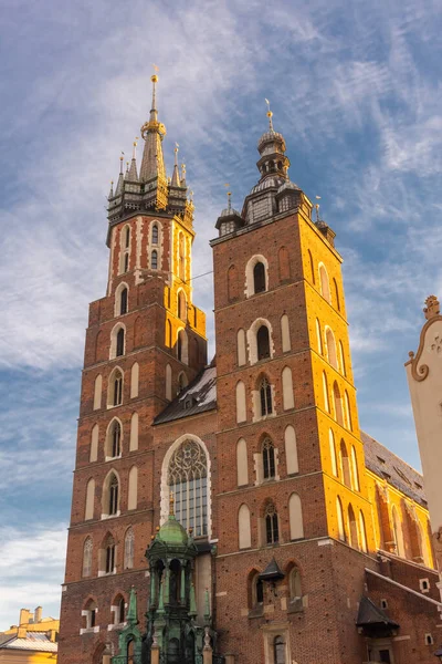 Krakow Polonya Daki Aziz Mary Bazilikası — Stok fotoğraf