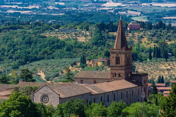 Kyrkan Utkanten Perugia Umbrien Italien — Stockfoto