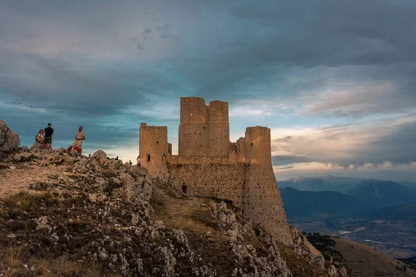 Калассио Италия Августа 2021 Замок Рокка Калашо Национальном Парке Гран — стоковое фото