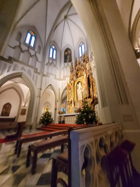 Krakow Poland January 2022 Interior Joseph Church — Stock Photo, Image